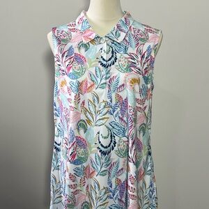 Floral Sleeveless Women's Top